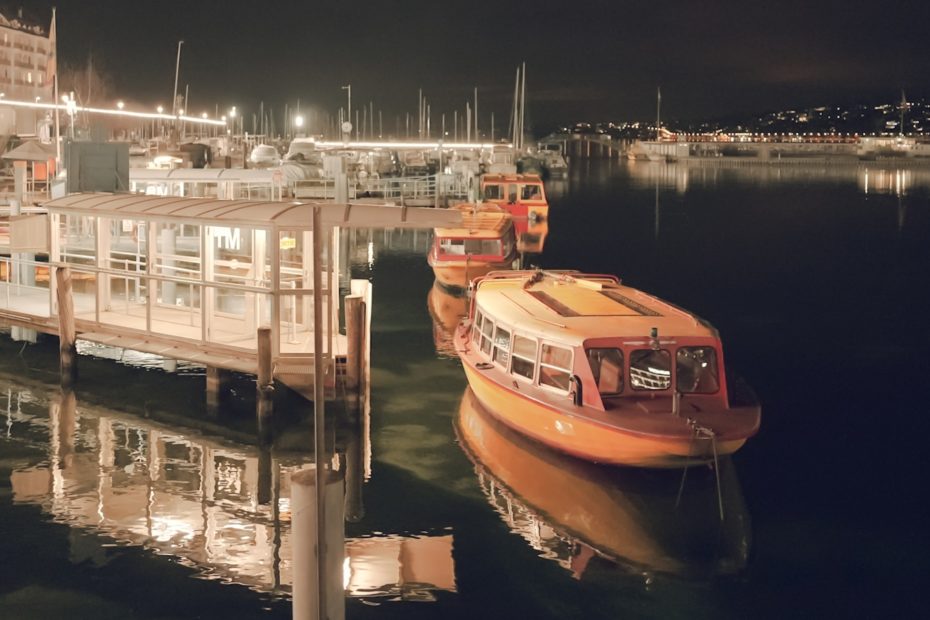 a couple of boats that are sitting in the water